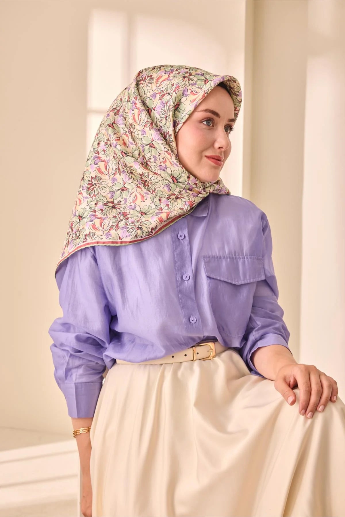 Silk Home Twill İpek Eşarp