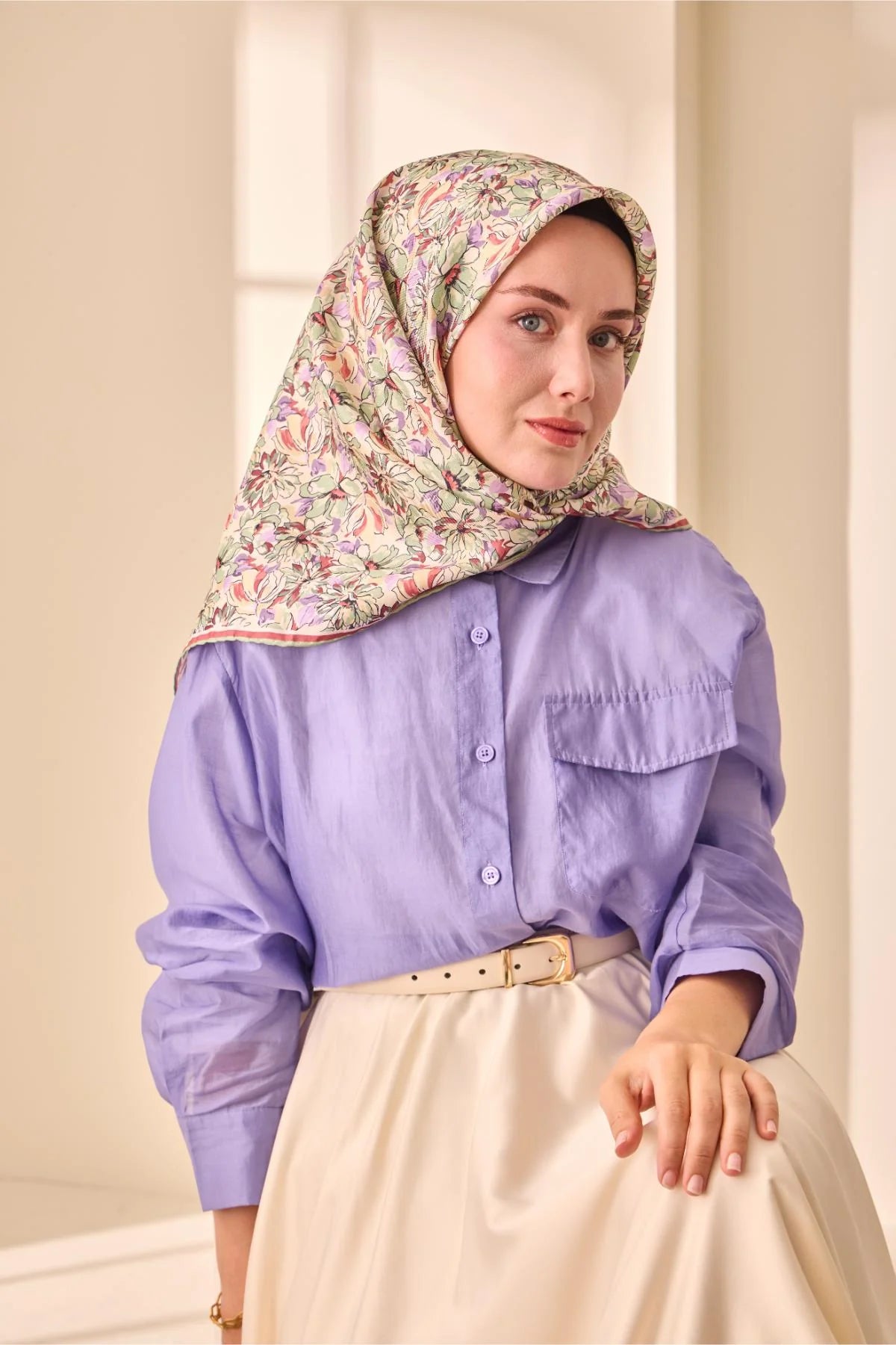 Silk Home Twill İpek Eşarp