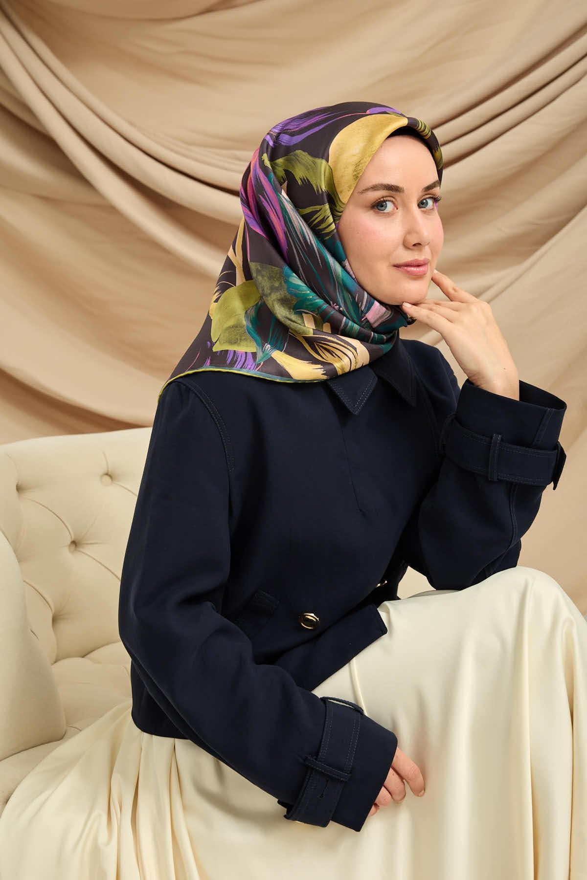 Silk Home Twill Sidenscarf 11480-50
