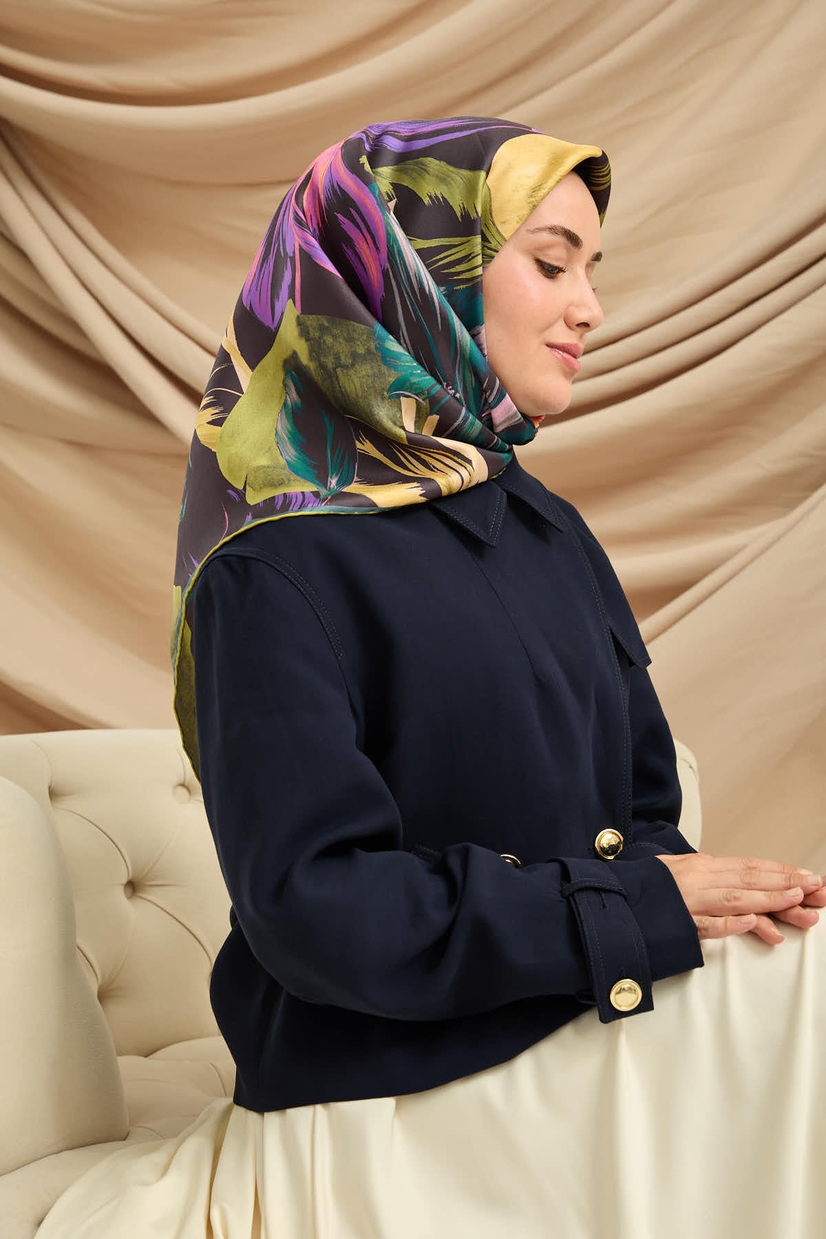 Silk Home Twill Sidenscarf 11480-50