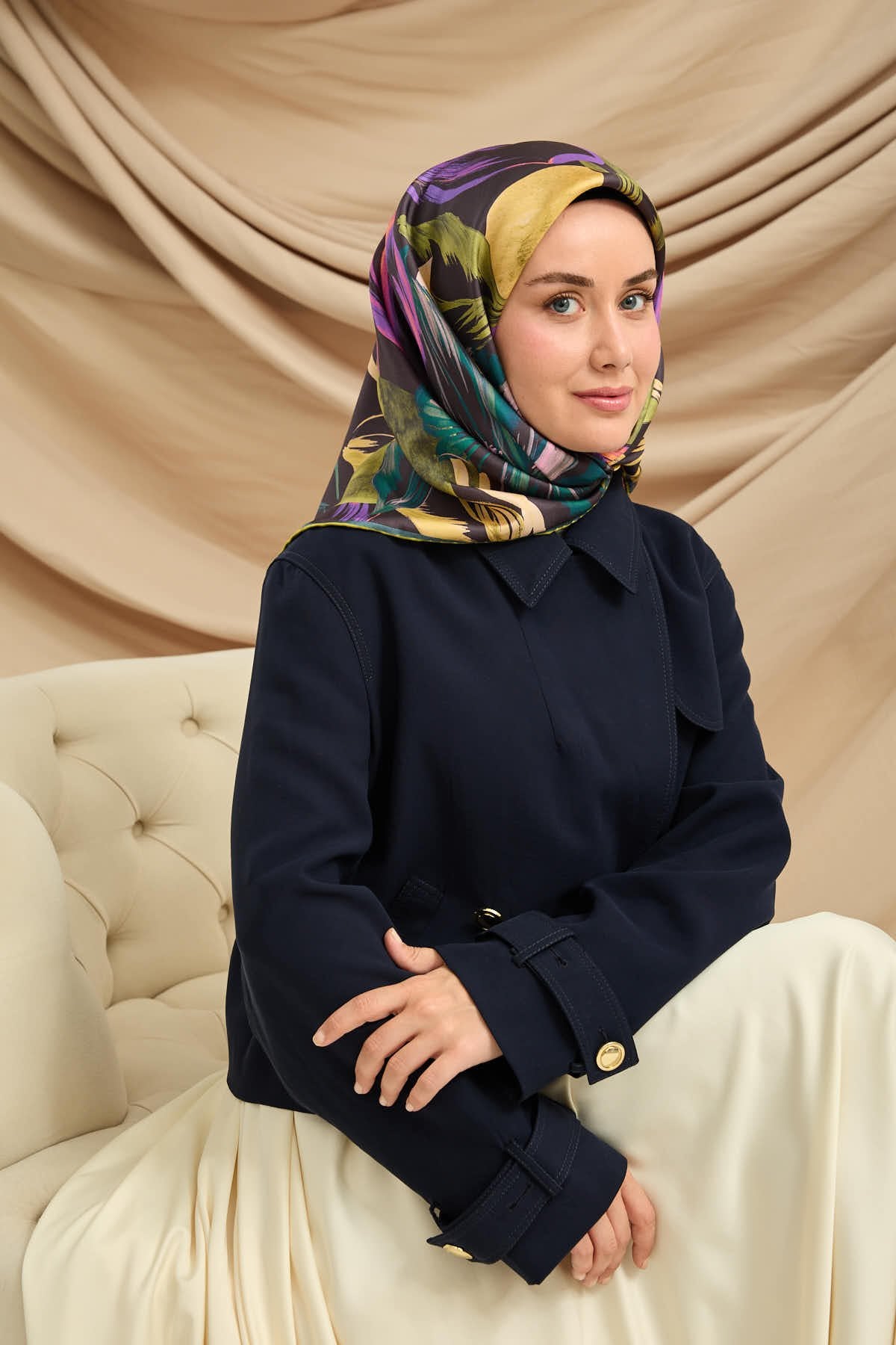 Silk Home Twill Sidenscarf 11480-50