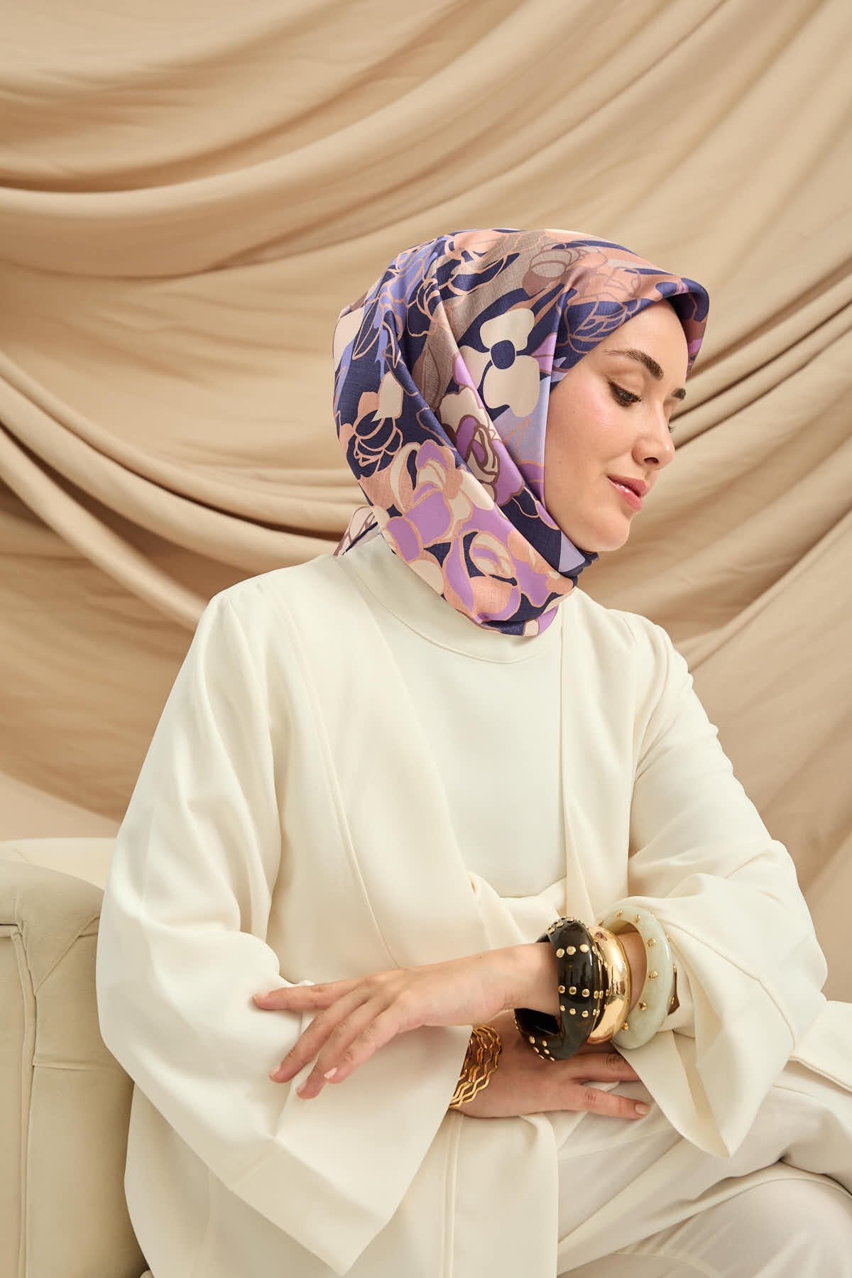 Silk Home Twill Sidenscarf 11483-07