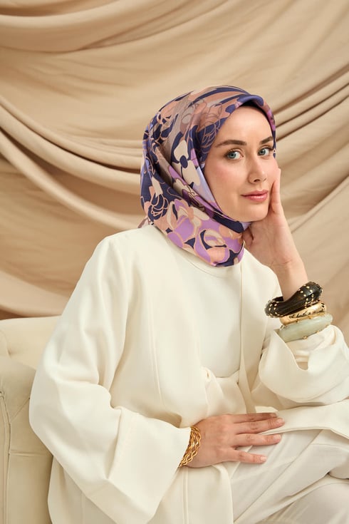 Silk Home Twill Sidenscarf 11483-07