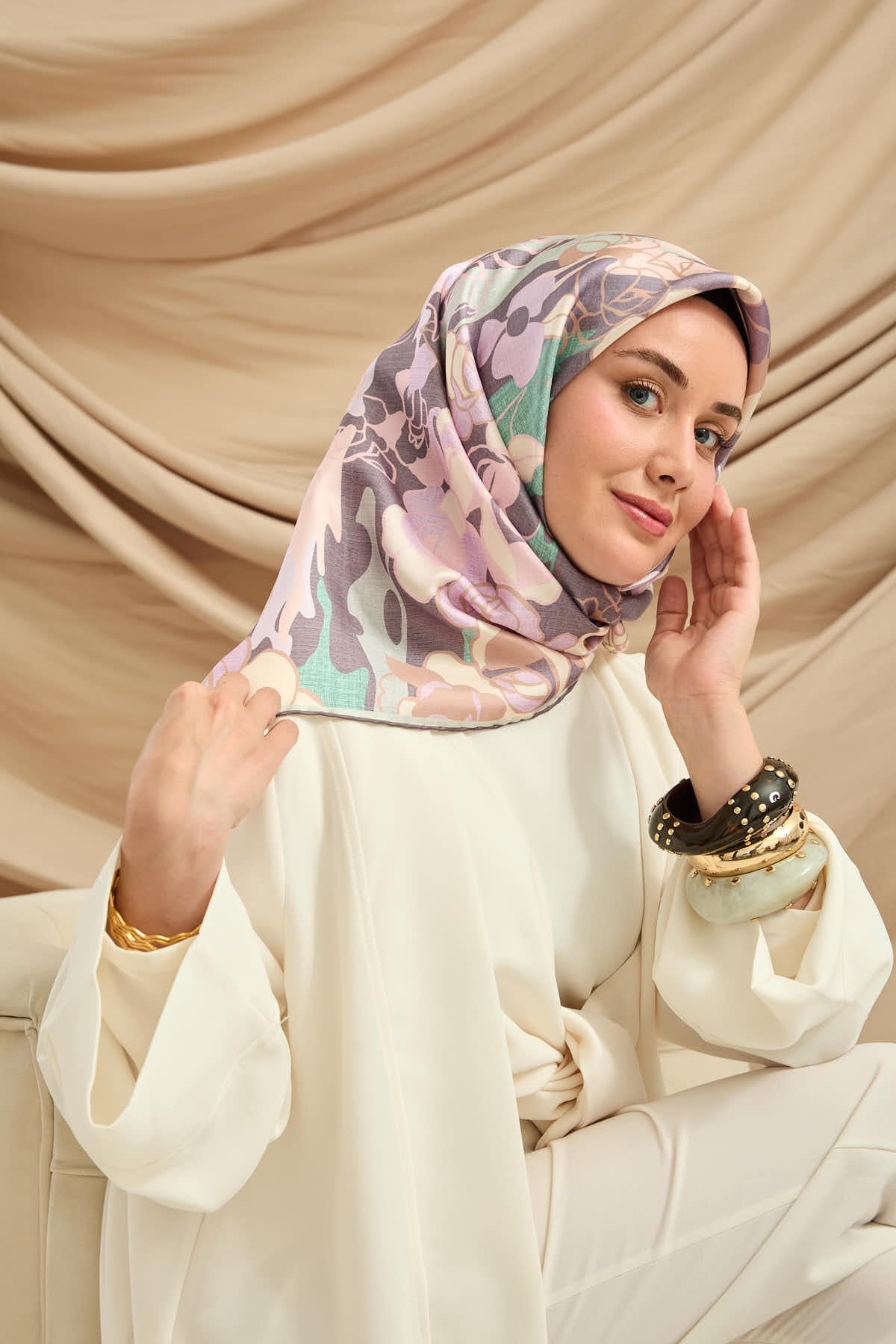 Silk Home Twill Sidenscarf 11483-40