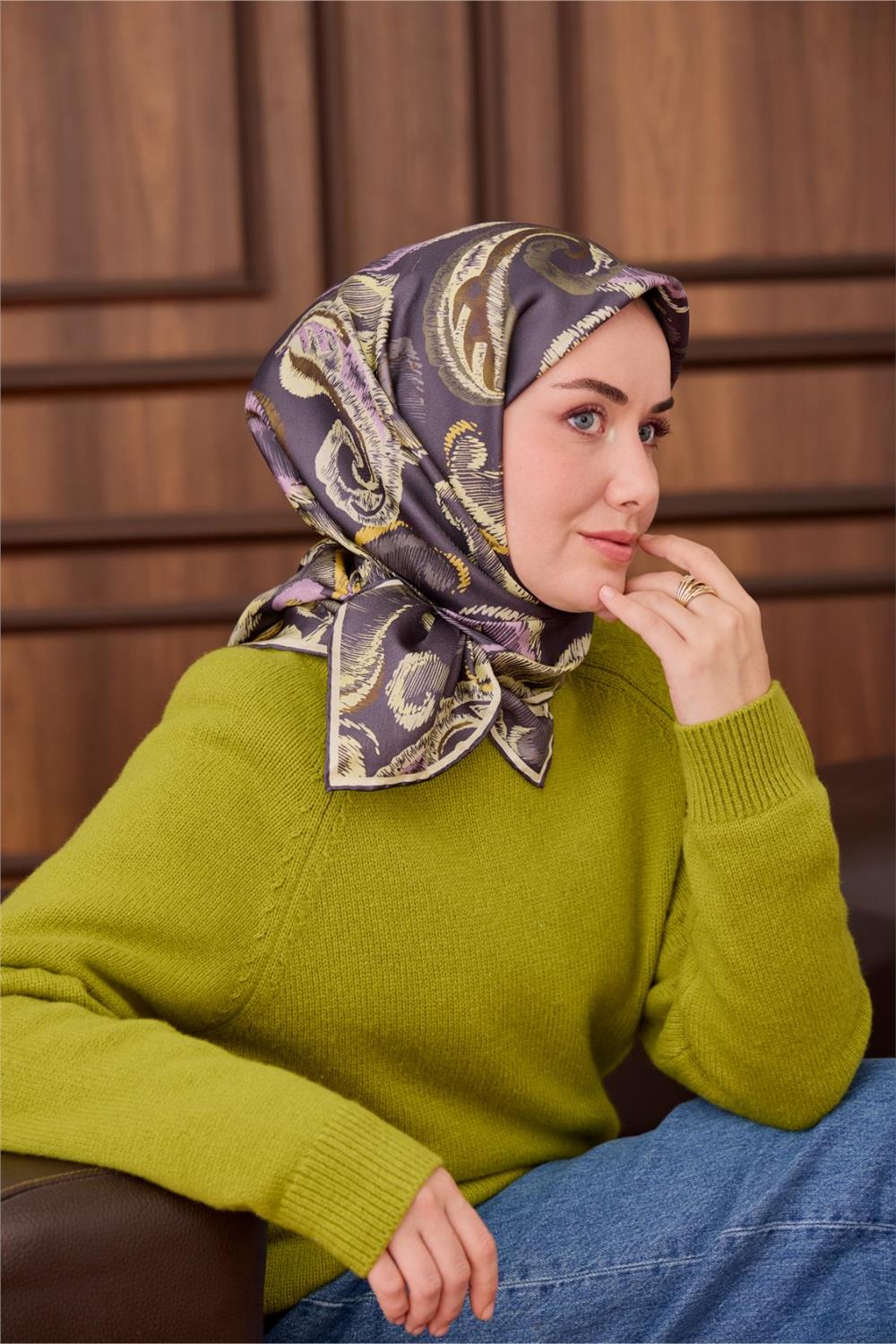 Silk Home Twill Siden Scarf  11490-12