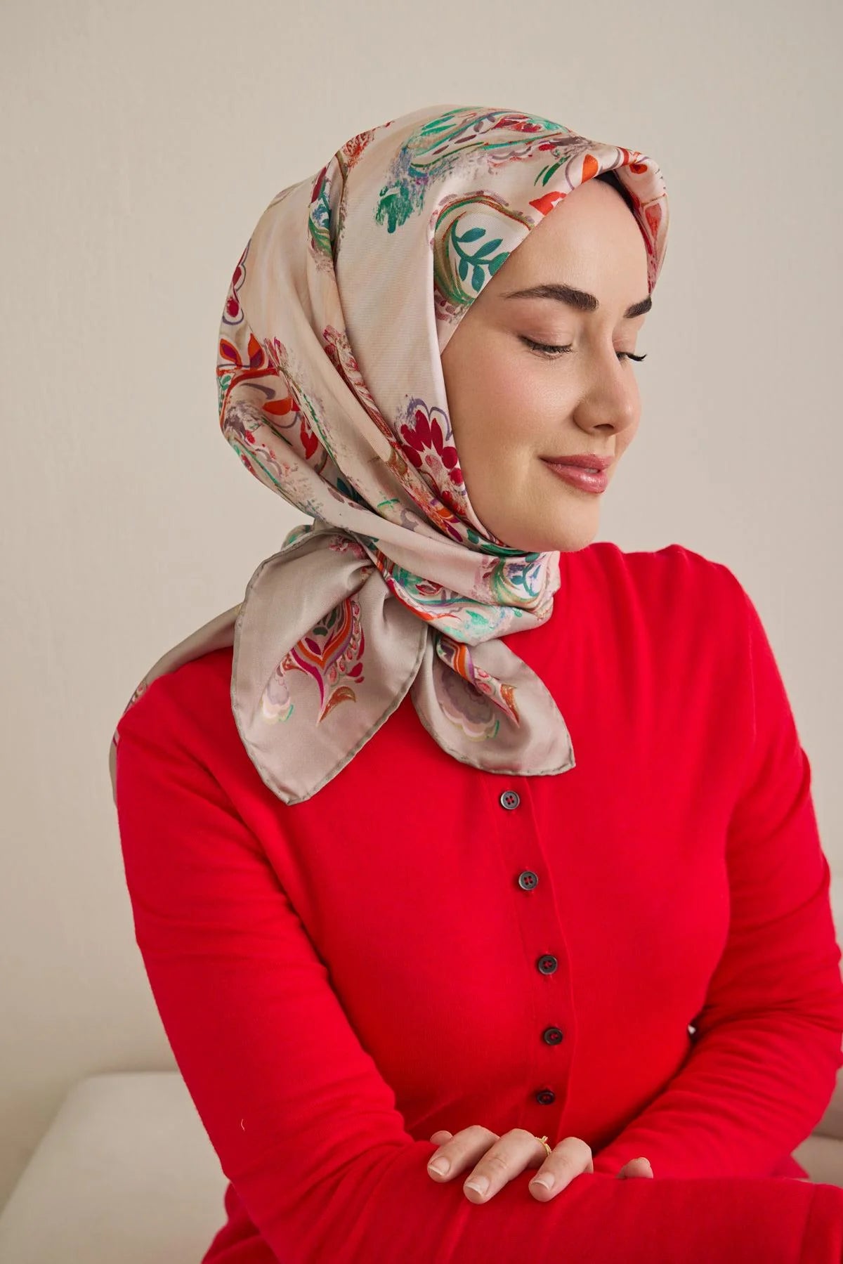 Silk Home Twill Siden Scarf  11499-02