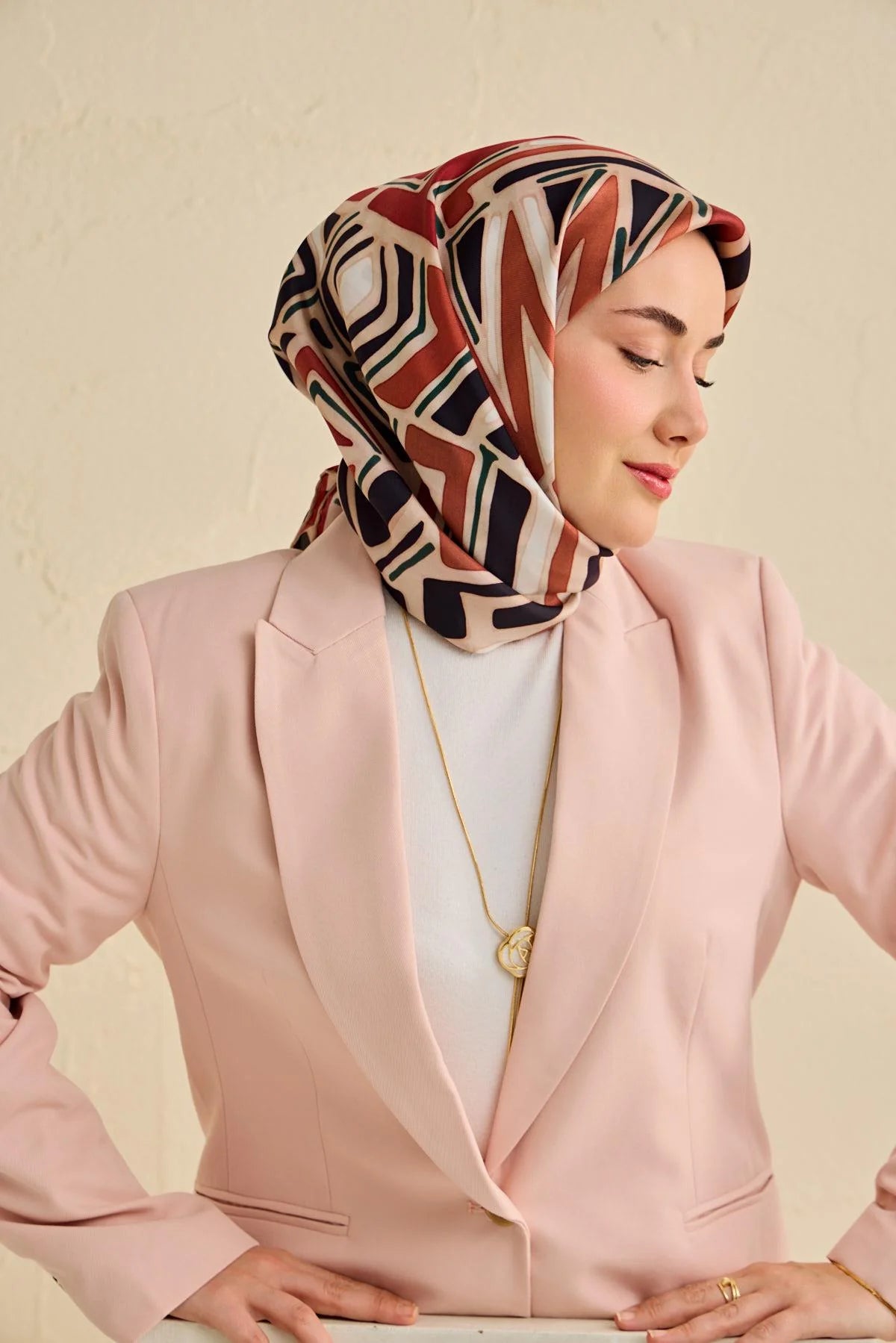 Silk Home Twill Siden Scarf  11505-07