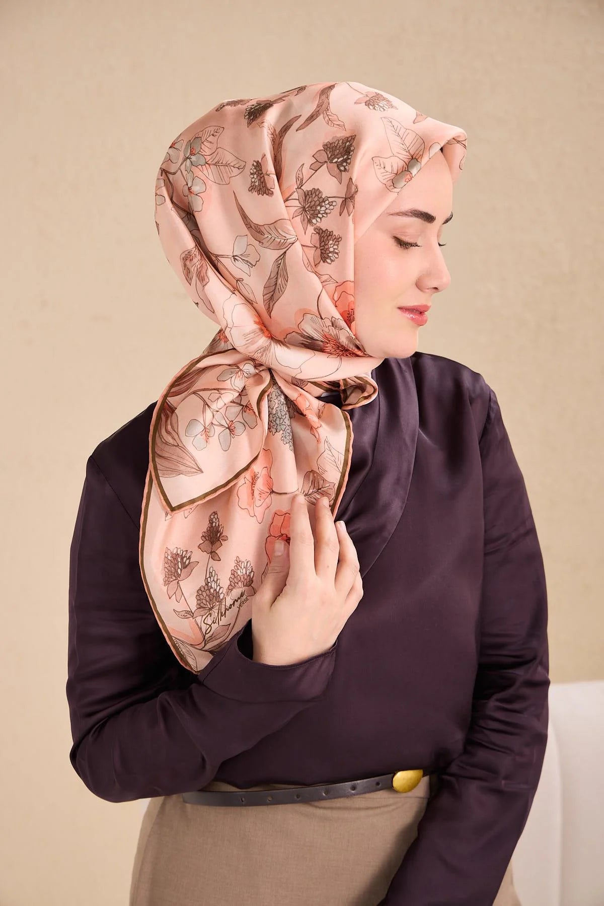 Silk Home Twill Siden Scarf 11508-06
