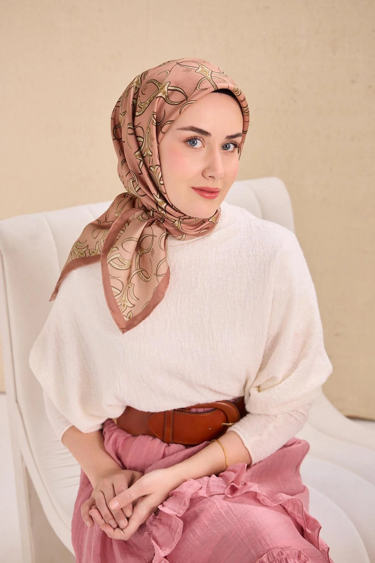 Silk Home Twill Siden Scarf 11509-17