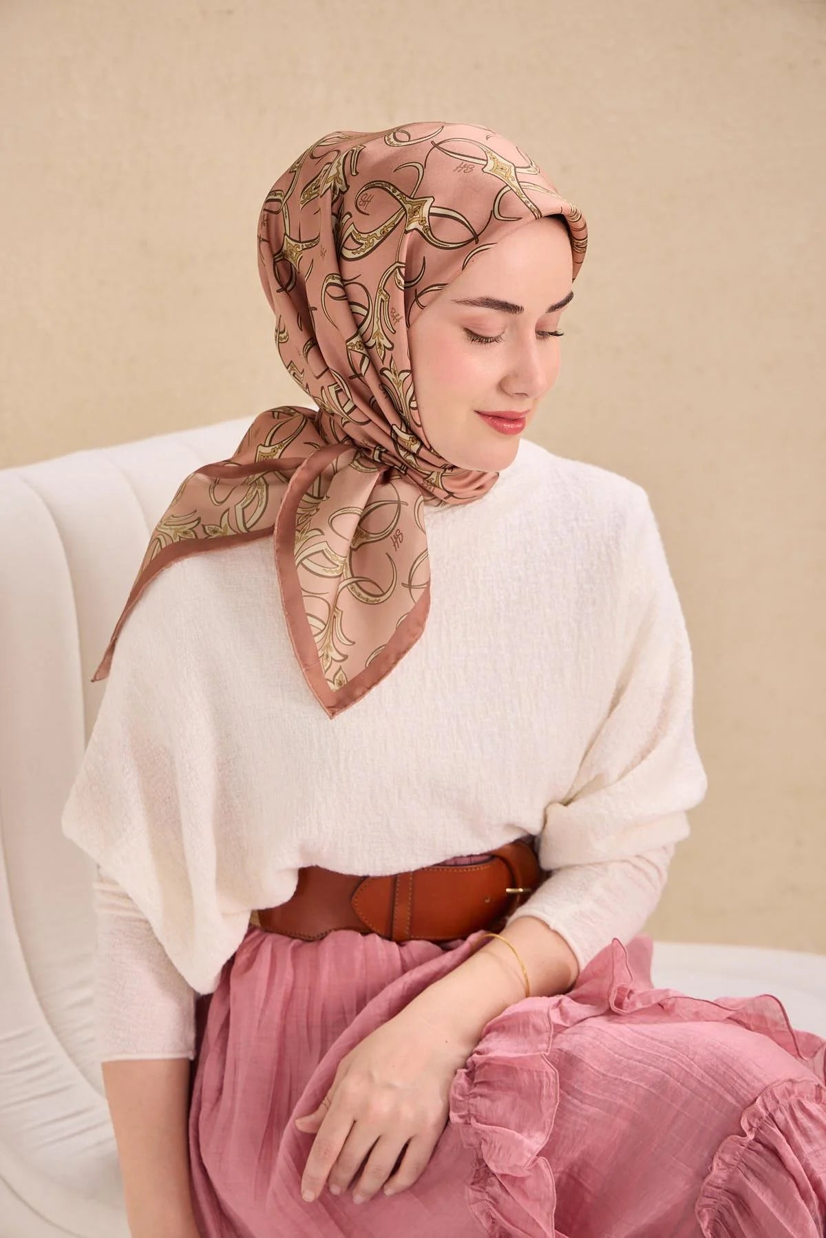 Silk Home Twill Siden Scarf 11509-17