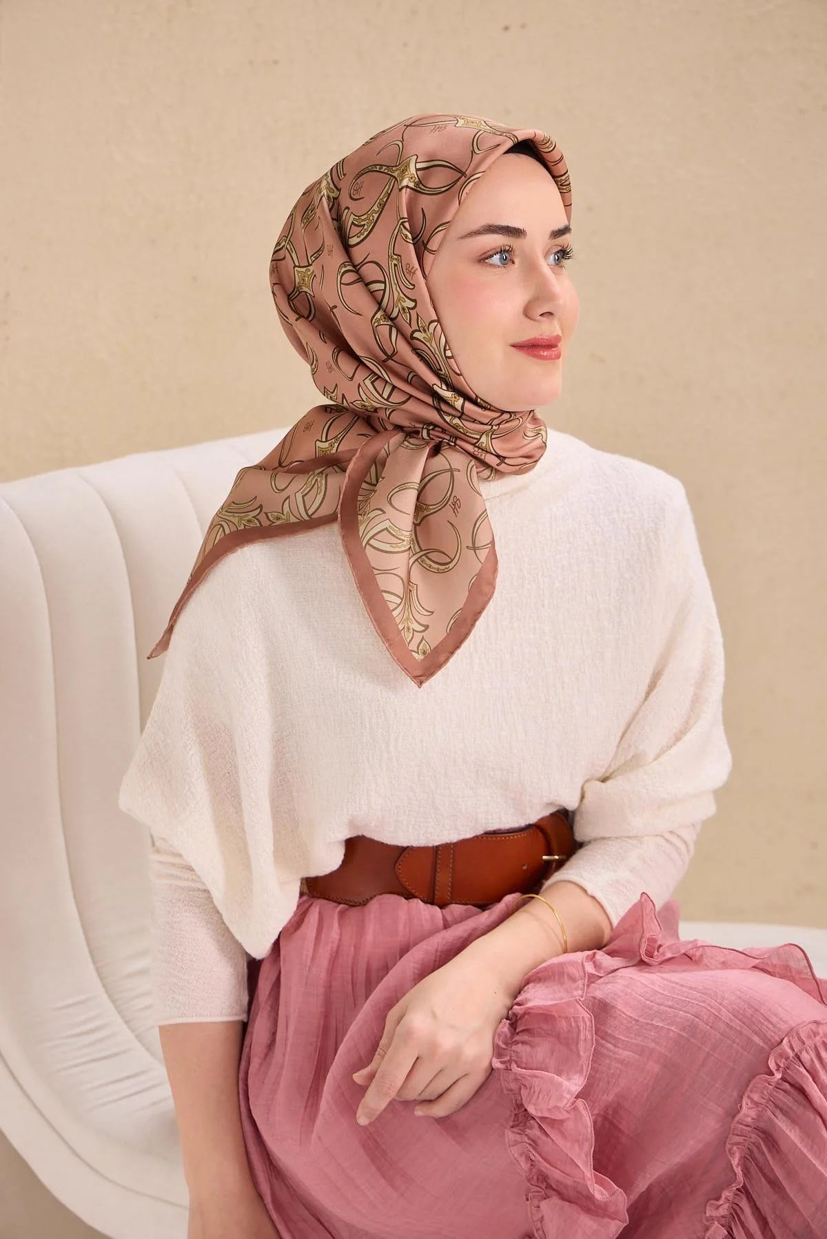 Silk Home Twill Siden Scarf 11509-17