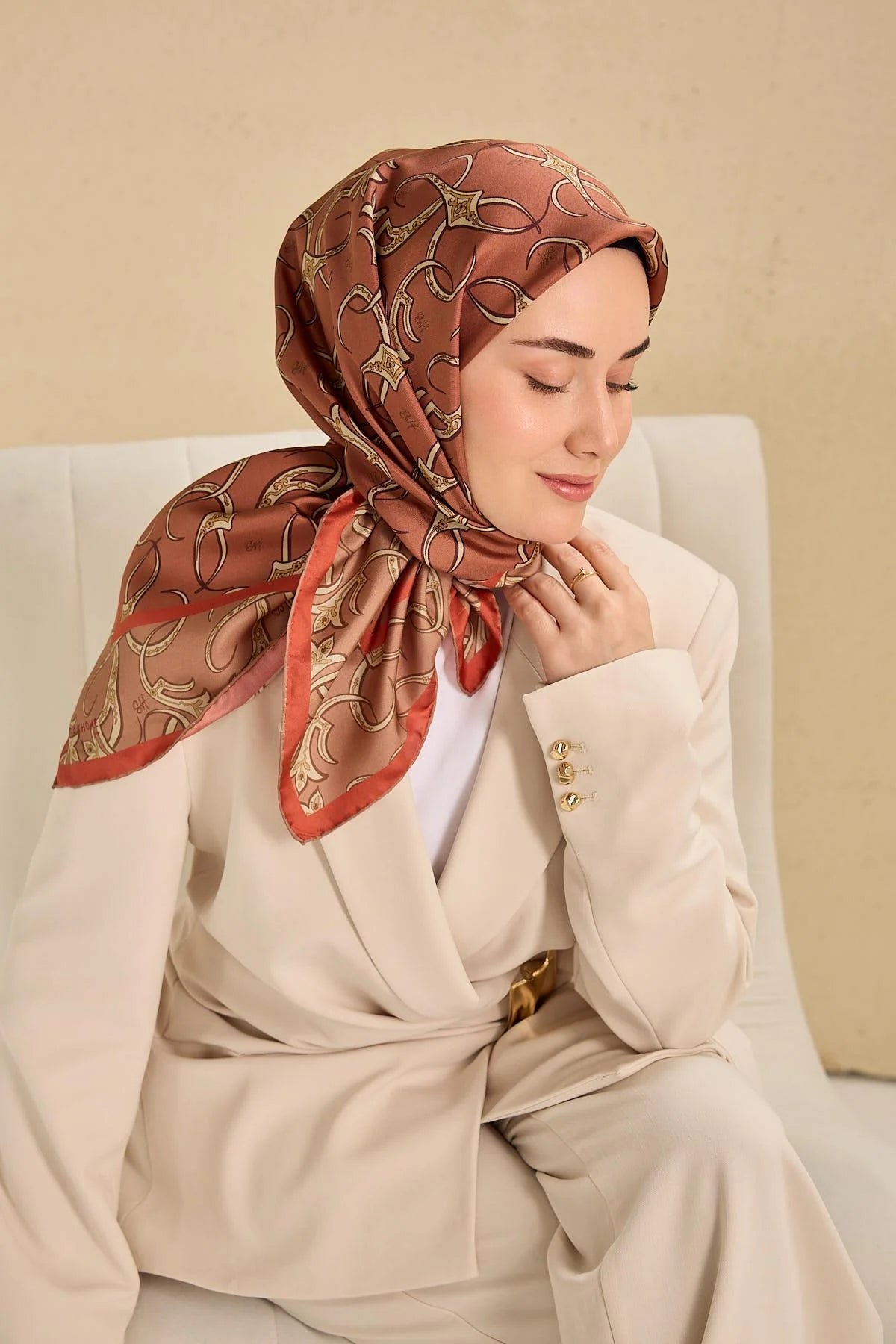 Silk Home Twill Siden Scarf  11509-20
