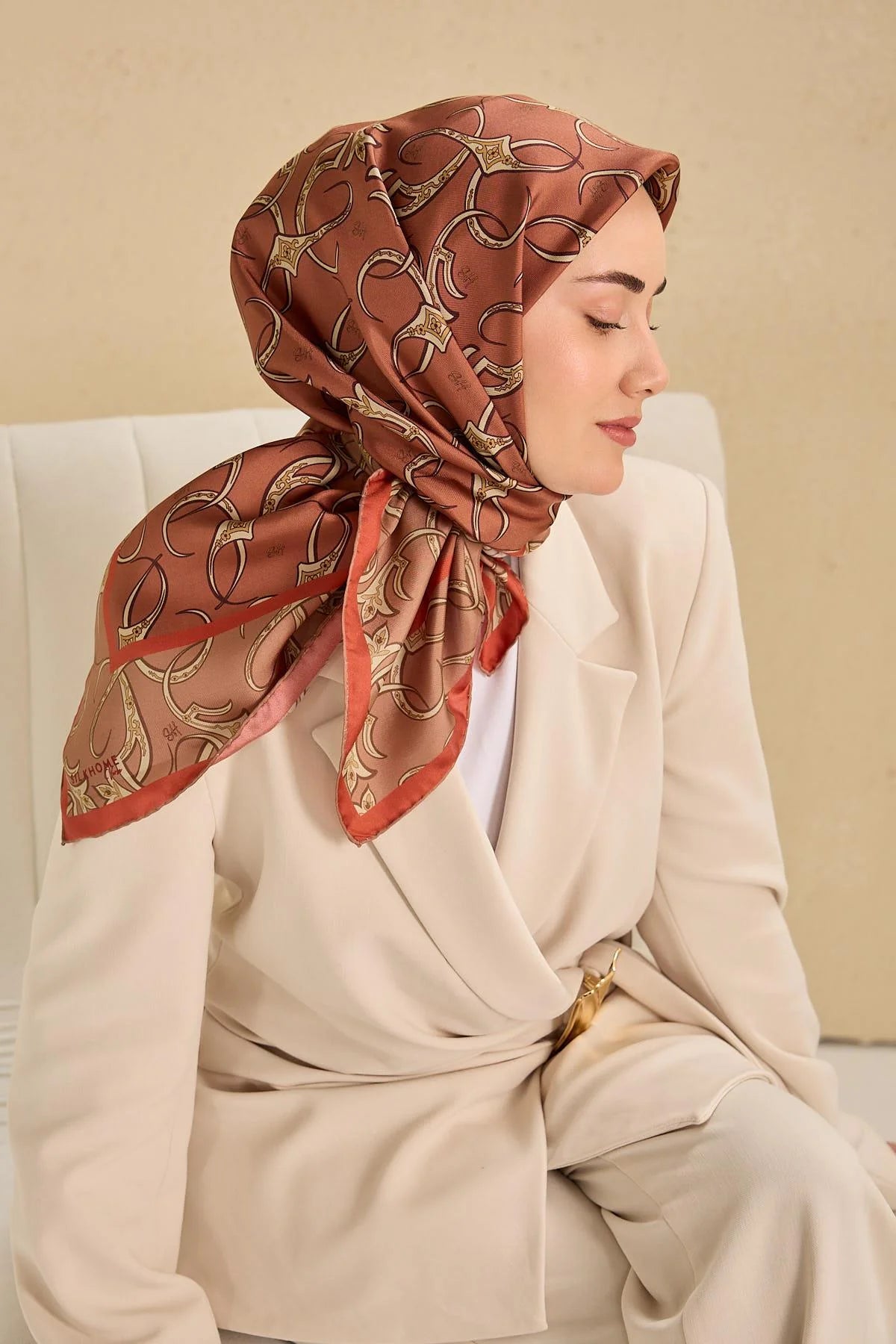 Silk Home Twill Siden Scarf  11509-20