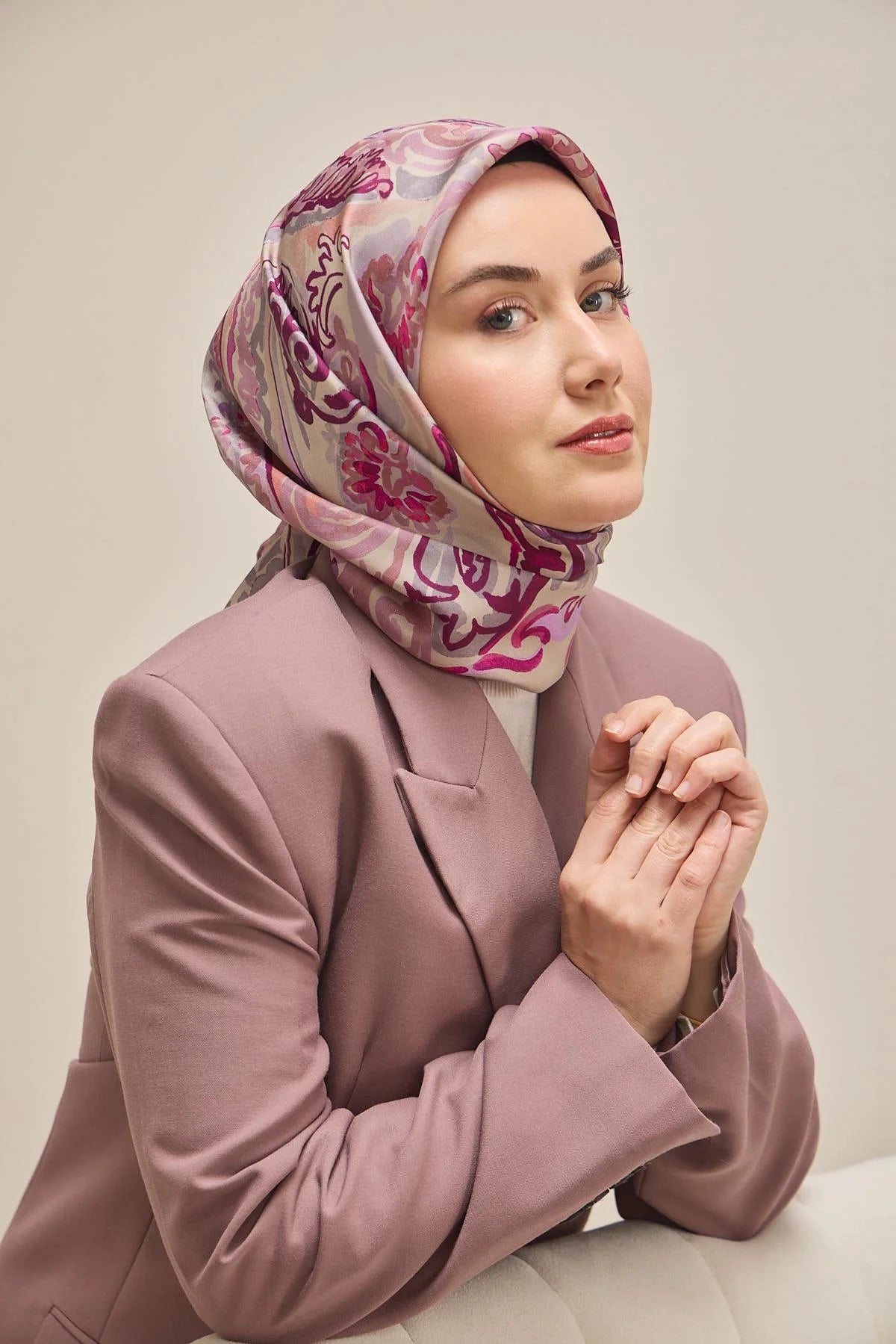 Silk Home Twill Siden Scarf 11512-36