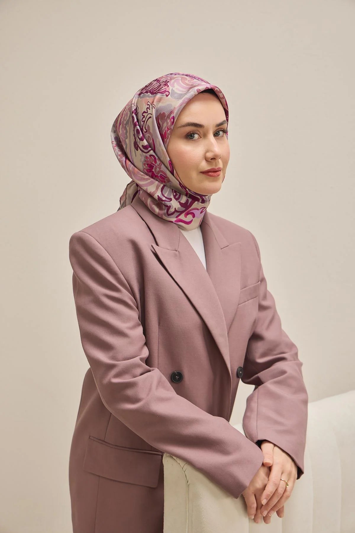 Silk Home Twill Siden Scarf 11512-36