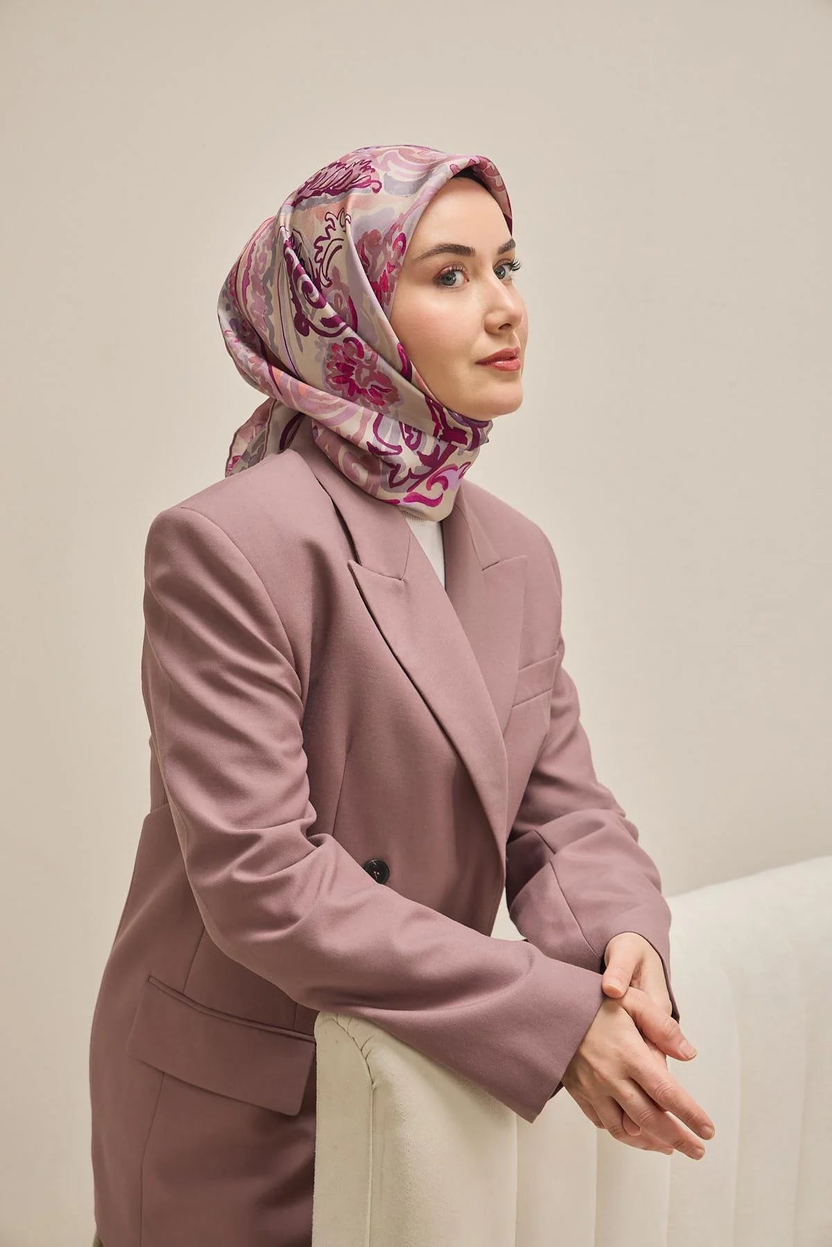 Silk Home Twill Siden Scarf 11512-36