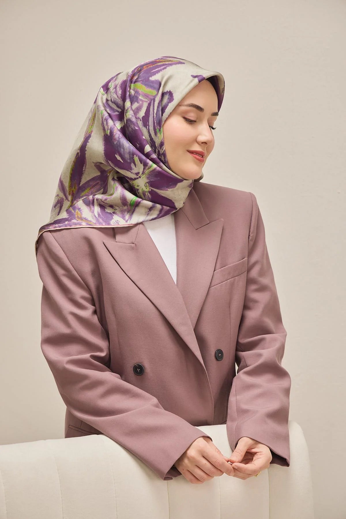 Silk Home Twill Siden Scarf  11513-15