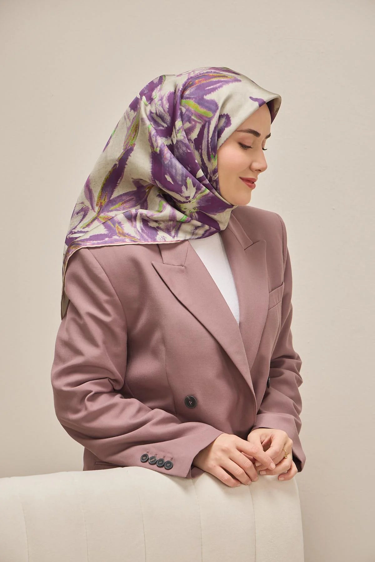 Silk Home Twill Siden Scarf  11513-15