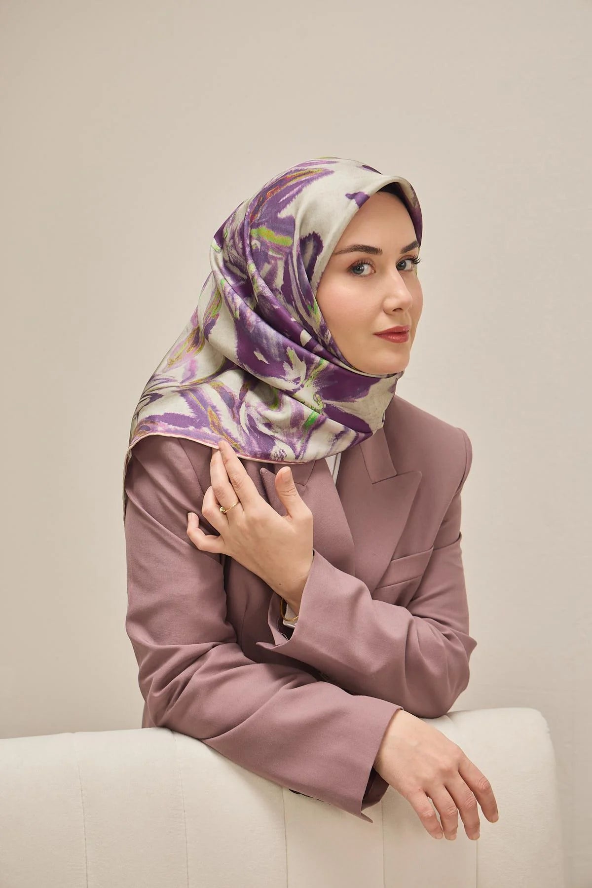 Silk Home Twill Siden Scarf  11513-15