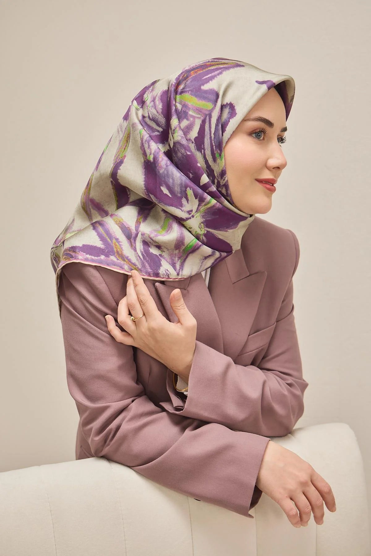 Silk Home Twill Siden Scarf  11513-15
