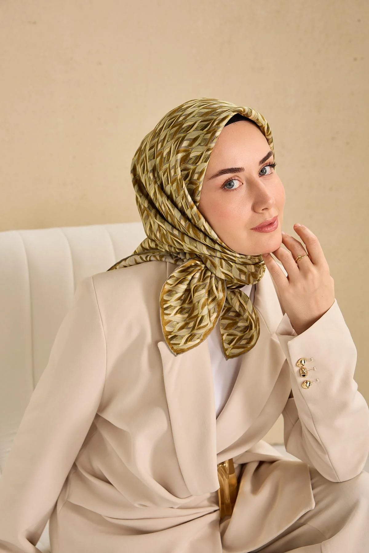 Silk Home Twill Siden Scarf  11516-20