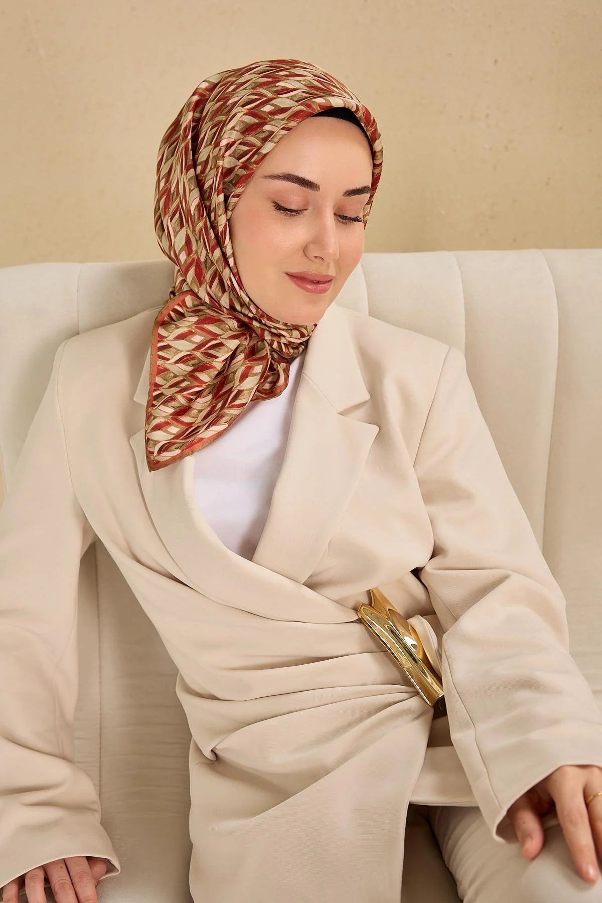 Silk Home Twill Siden Scarf  11516-21