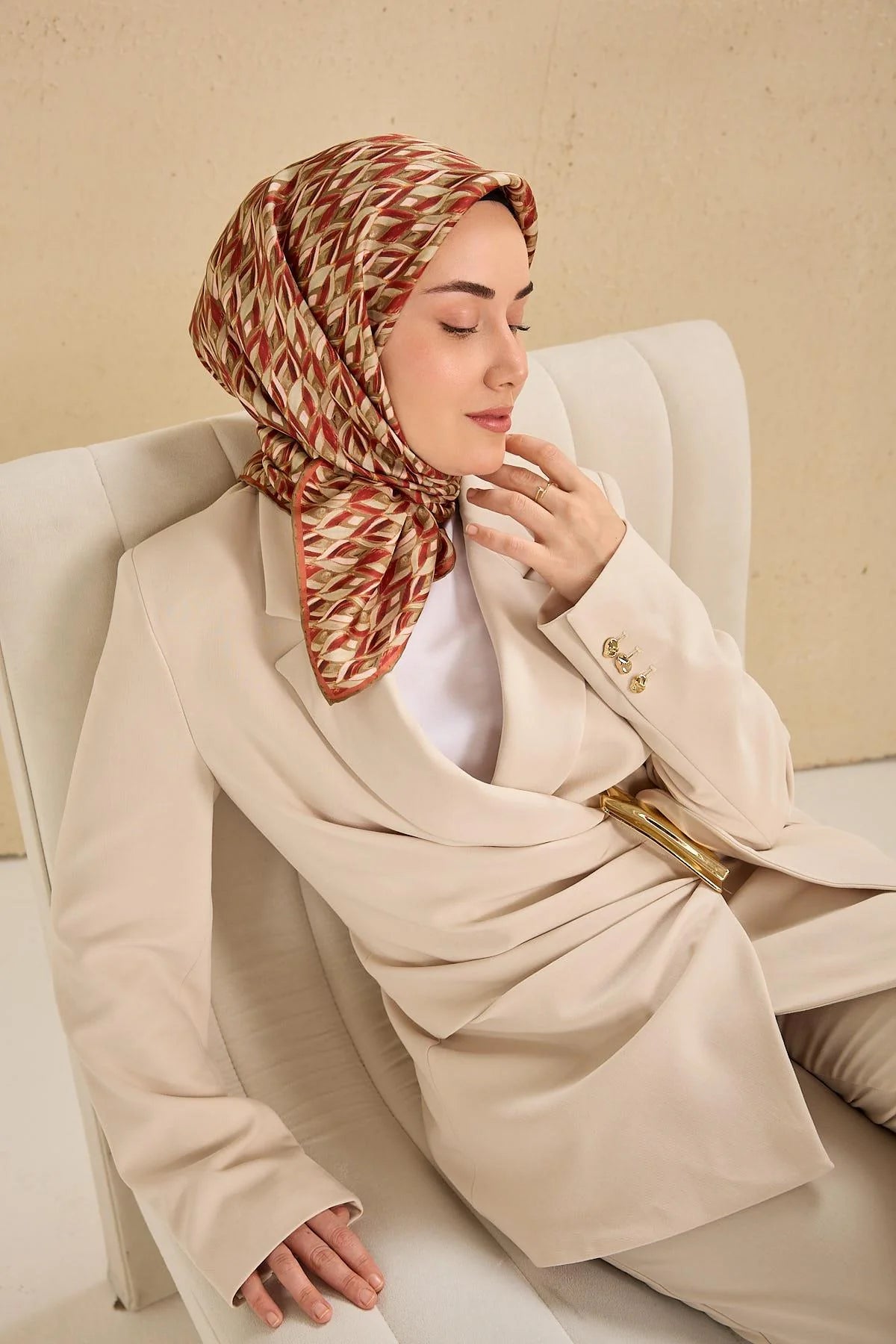 Silk Home Twill Siden Scarf  11516-21