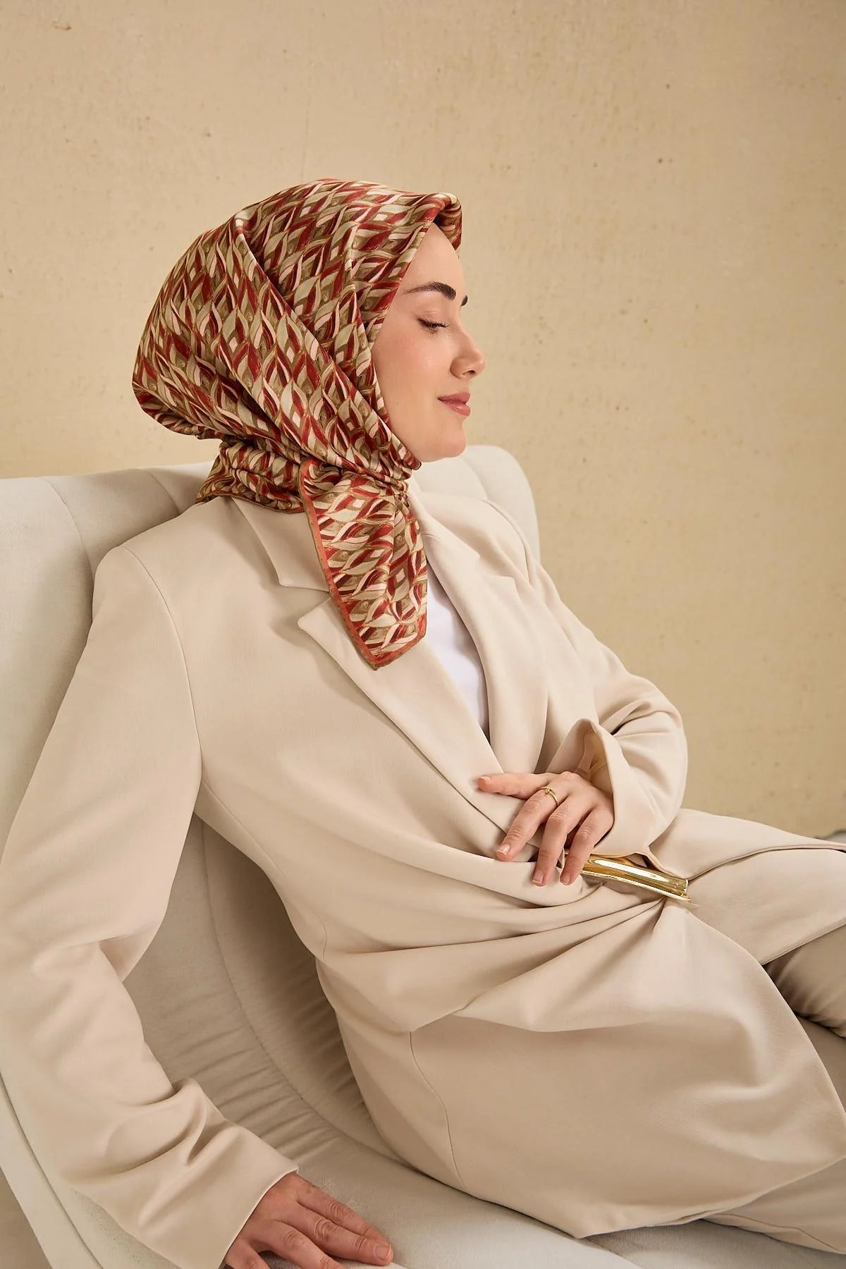 Silk Home Twill Siden Scarf  11516-21