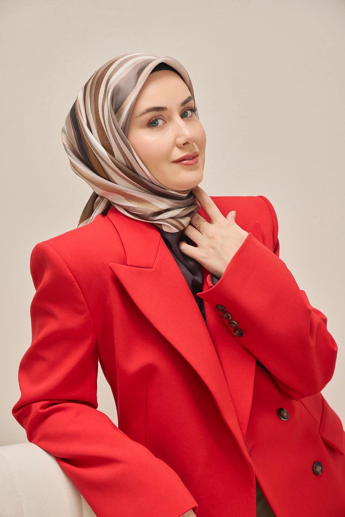 Silk Home Twill Siden Scarf  11517-16