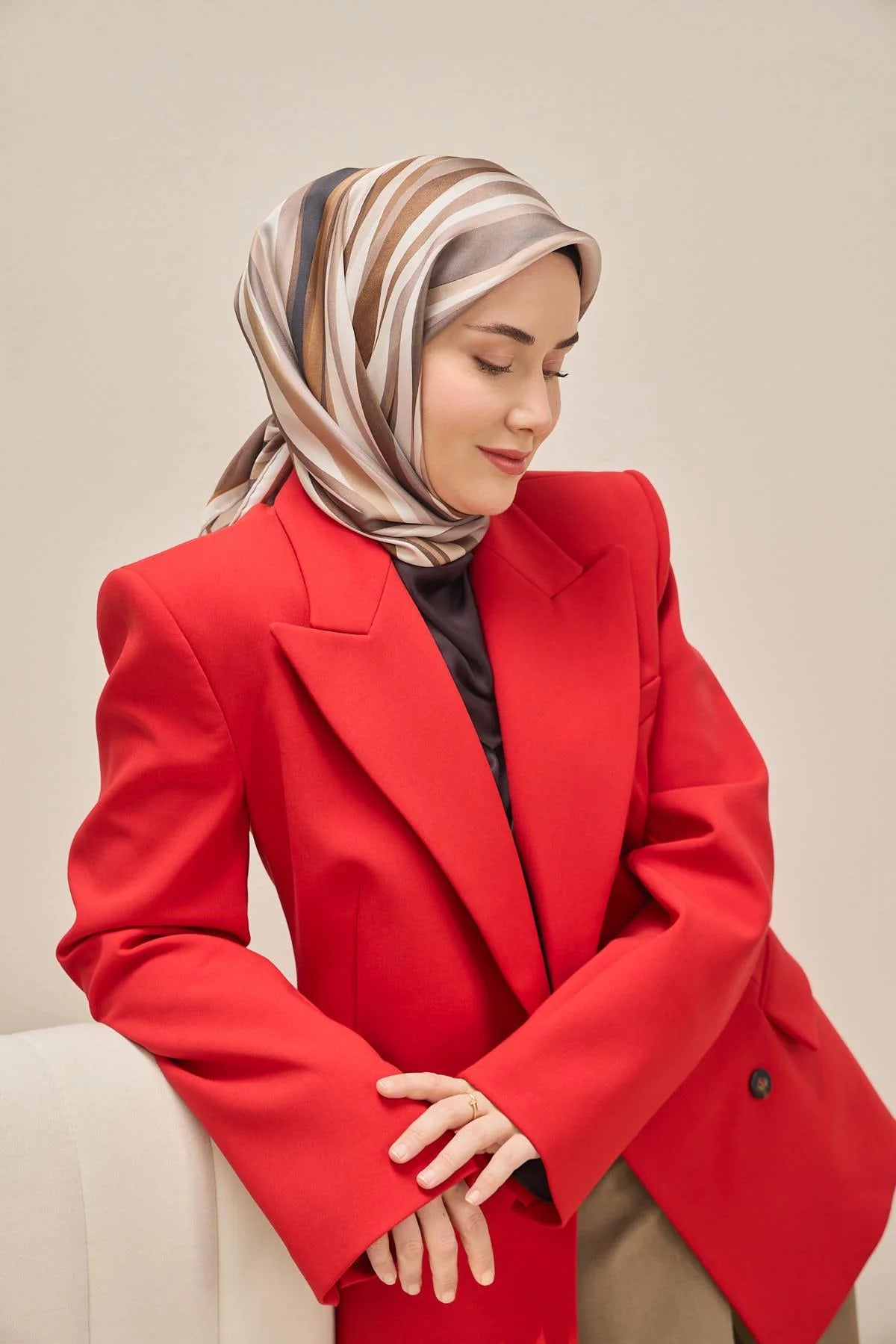 Silk Home Twill Siden Scarf  11517-16