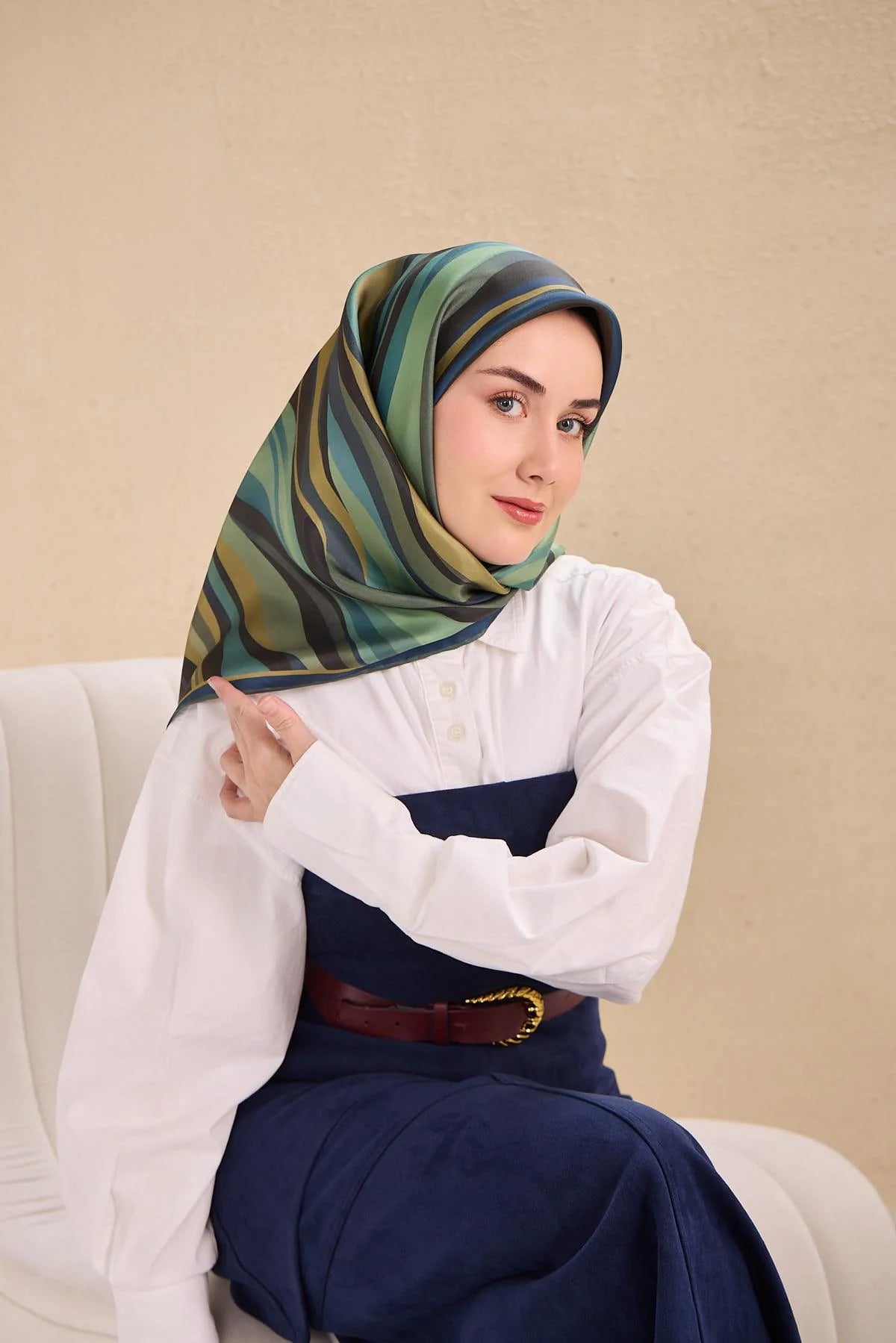 Silk Home Twill Siden Scarf  11517-24