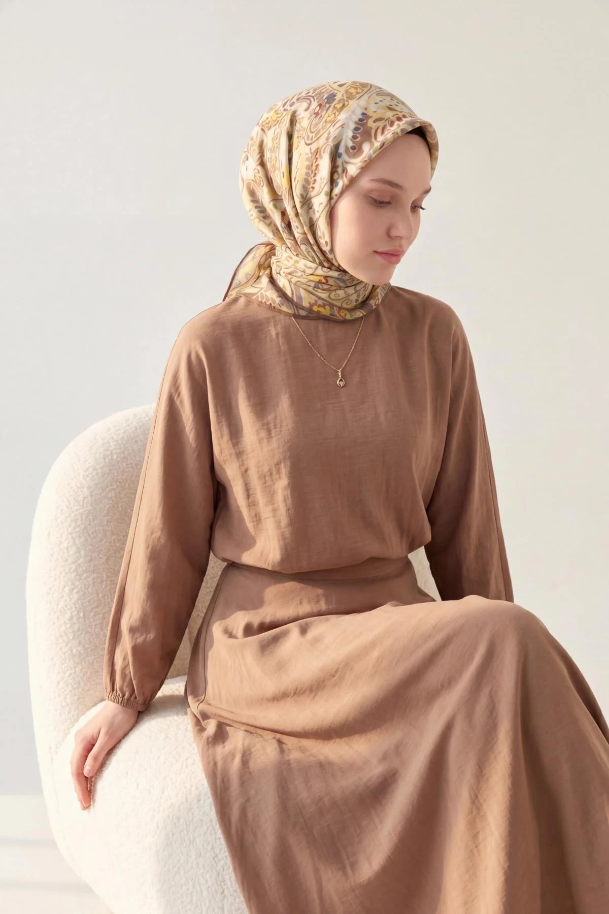 Soft Eşarp Perla Sarı