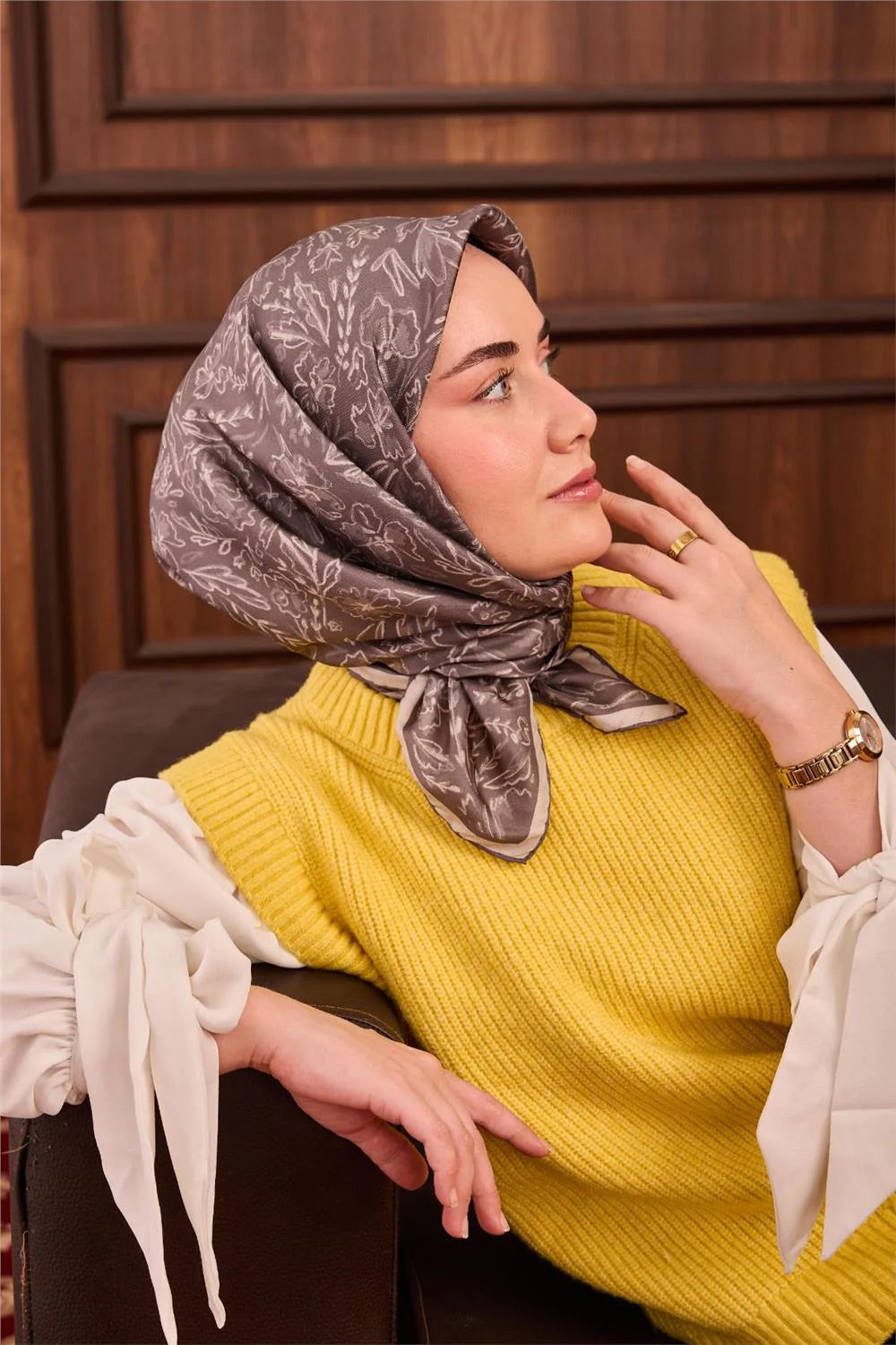 Silk Home Twill Siden Scarf  11496-17