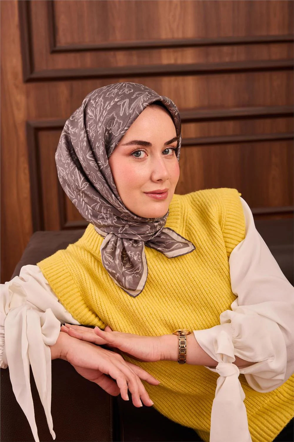 Silk Home Twill Siden Scarf  11496-17